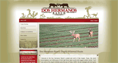 Desktop Screenshot of doshermanosranch.com
